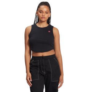 Dámské Tričko DC Crop Tank Top Černé | UNGQXC-120