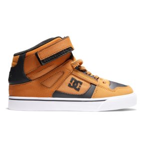 Dětské Šněrovací Boty DC Pure High Elastic Krajkové High Tops Hnědé Černé | VCHRQL-910