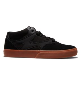 Pánské Skate Boty DC Kalis Vulc MID Černé Černé | BHEMNP-701