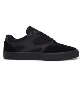 Pánské Skate Boty DC Kalis Vulc Černé Černé Černé | UMHEDB-697