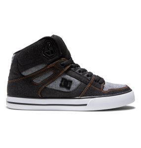 Pánské Tenisky DC Pure High Tops Černé Černé | WZNBDG-082