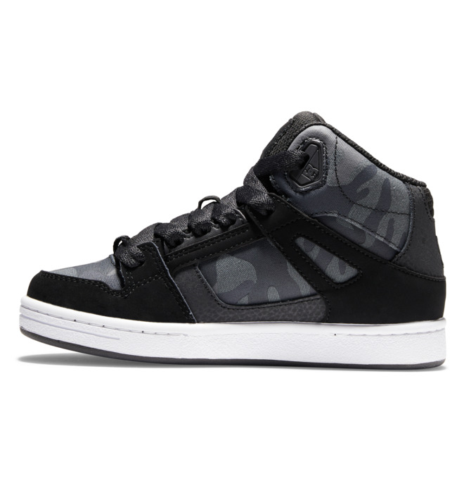 Dětské Šněrovací Boty DC Pure High Tops Černé | JUPNEV-074