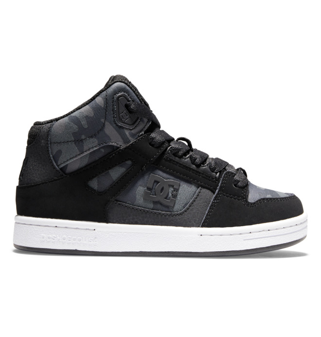 Dětské Šněrovací Boty DC Pure High Tops Černé | JUPNEV-074