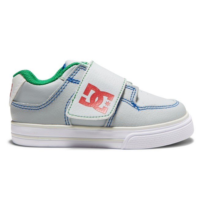 Dětské Šněrovací Boty DC Pure Shoes Šedé Šedé Červené | EVTDPW-305