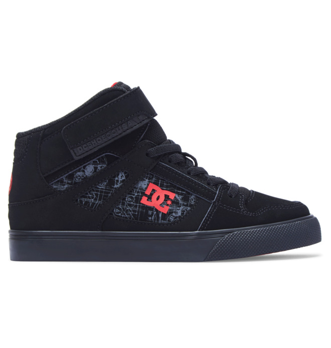 Dětské Šněrovací Boty DC Star Wars Pure HI High Tops Černé Červené Černé | TWFGIV-951