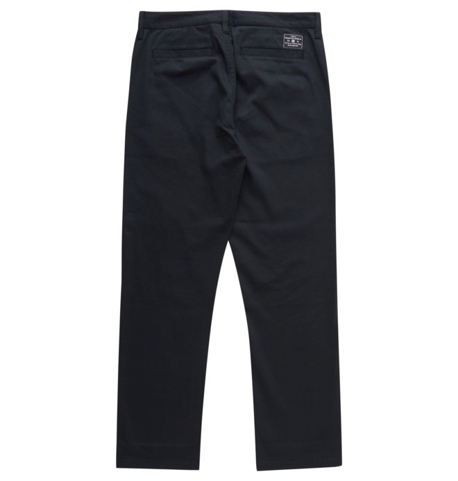 Pánské Kalhoty DC Worker Relaxed Fit Chino Černé | FXPGEH-276