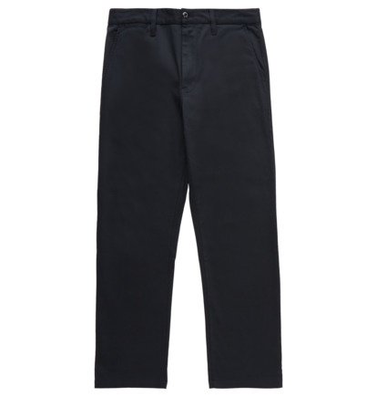 Pánské Kalhoty DC Worker Relaxed Fit Chino Černé | FXPGEH-276