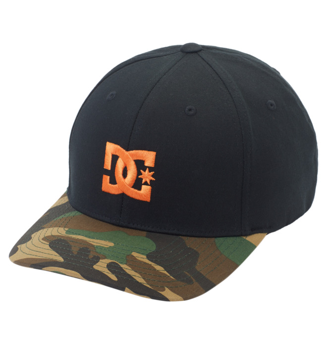 Pánské Klobouky DC Cap Star Seasonal Flexfit Černé Oranžové | LMGAJU-296