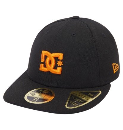 Pánské Klobouky DC Lo Pro New Era Fitted Černé Oranžové | DGYMQN-765