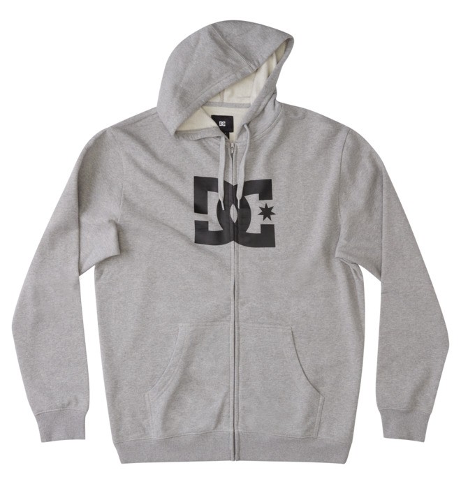 Pánské Mikiny S Kapucí DC Star Zip-Up Šedé | YXAUIQ-098