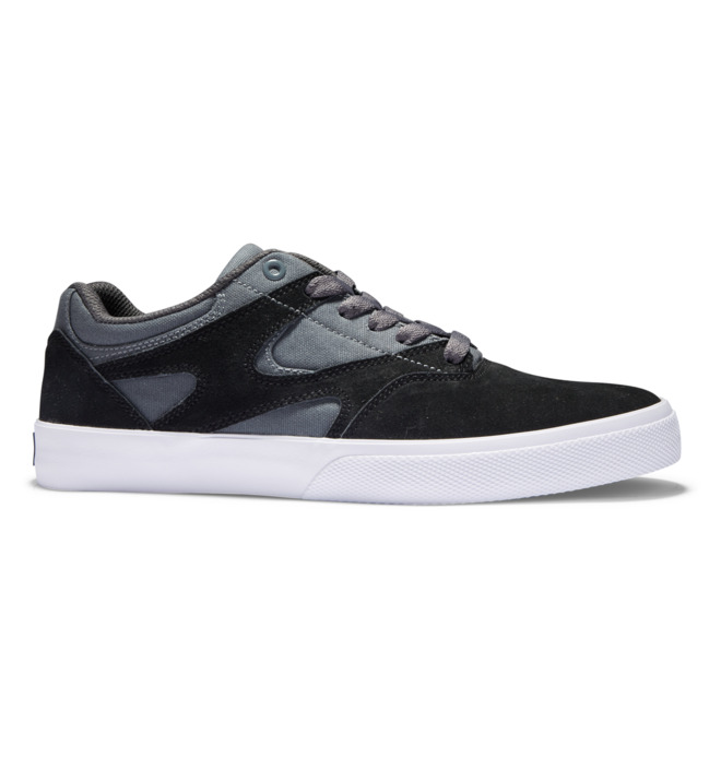 Pánské Skate Boty DC Kalis Vulc Černé Šedé Bílé | ZWKDPA-754