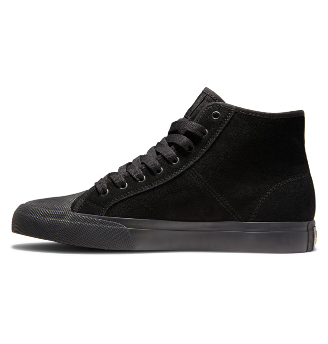 Pánské Skate Boty DC Manual Hi RT High Tops Černé Černé | IJAZNT-732