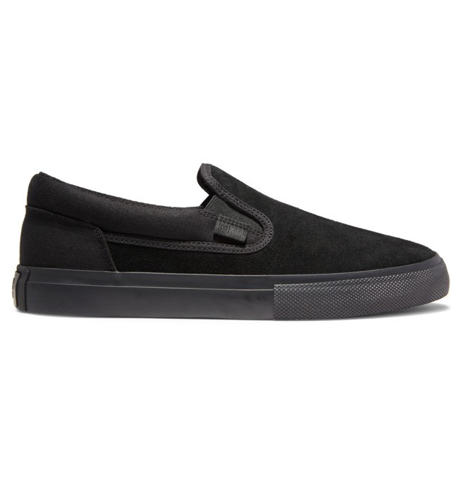 Pánské Skate Boty DC Manual Slip On Černé Černé | IXJRLN-560