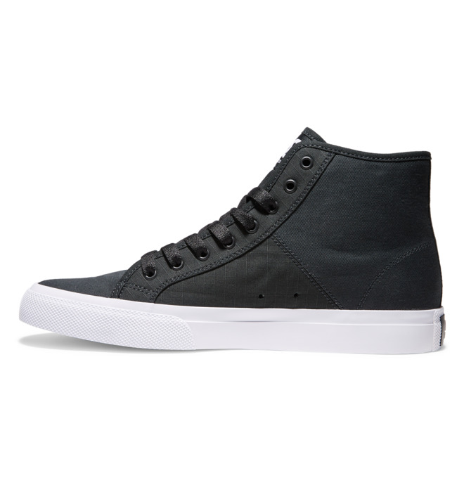 Pánské Tenisky DC Manual HI Platene High Tops RIPSTOP Černé | FURVTQ-315