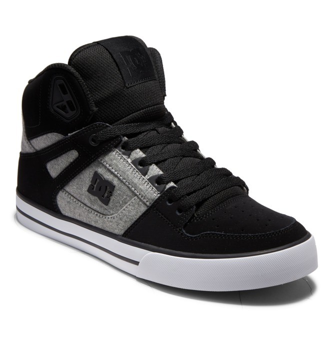 Pánské Tenisky DC Pure High Tops Černé | QCVURA-945