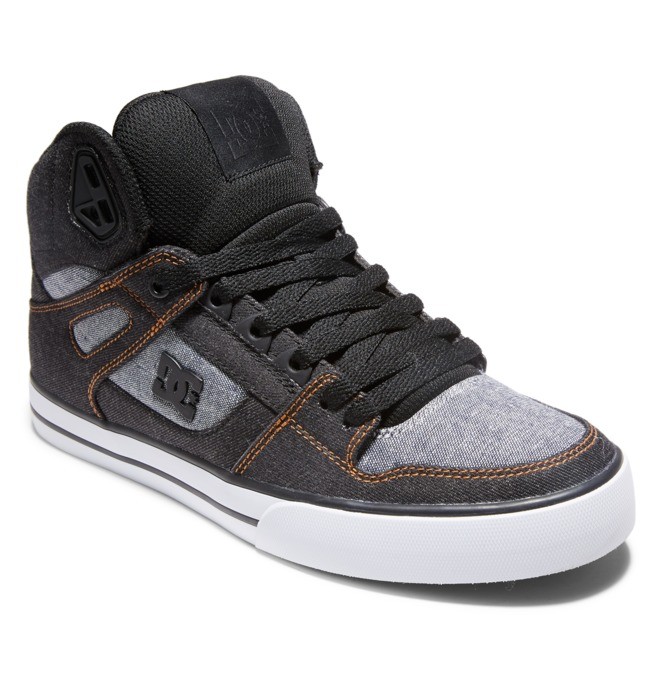 Pánské Tenisky DC Pure High Tops Černé Černé | WZNBDG-082