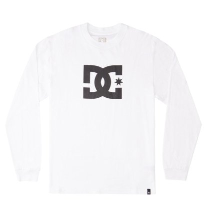 Pánské Tričko DC Star Long Sleeve Bílé | EBXQDS-168