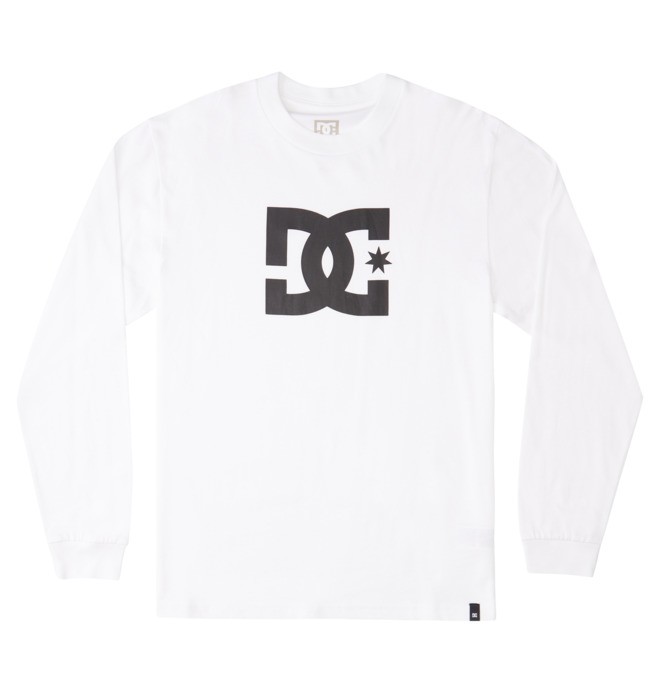 Pánské Tričko DC Star Long Sleeve Bílé | EBXQDS-168