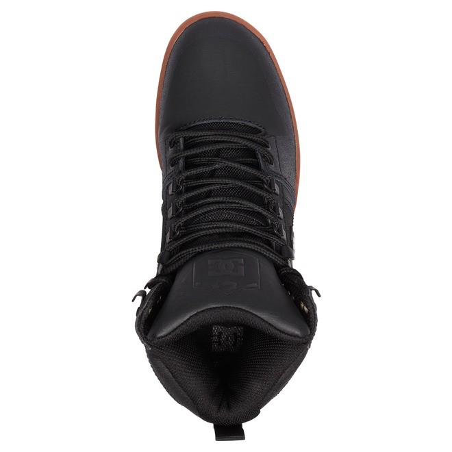 Pánské Zimní Boty DC Pure Hi Weather Resistant Černé | DJHNXY-069